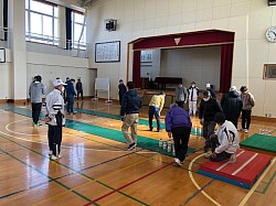 練習試合風景